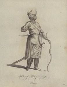 Hábito de un etíope en 1581 de English School